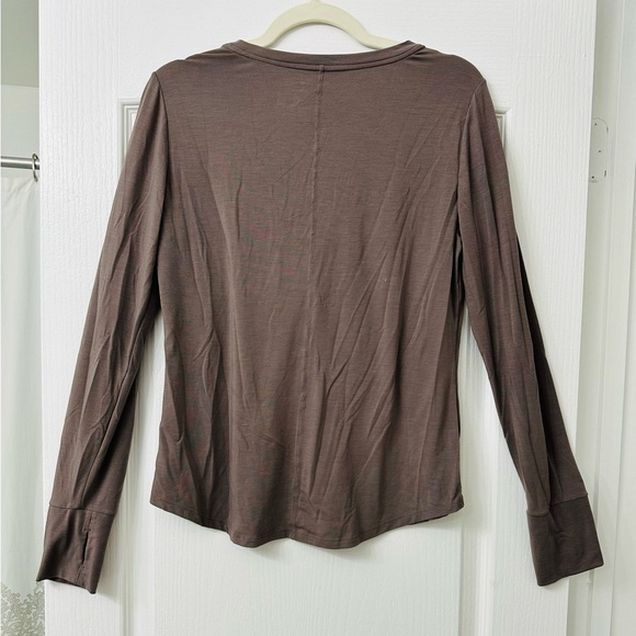 GAP Chocolate Brown Long Sleeve Top - Picture 1 of 3